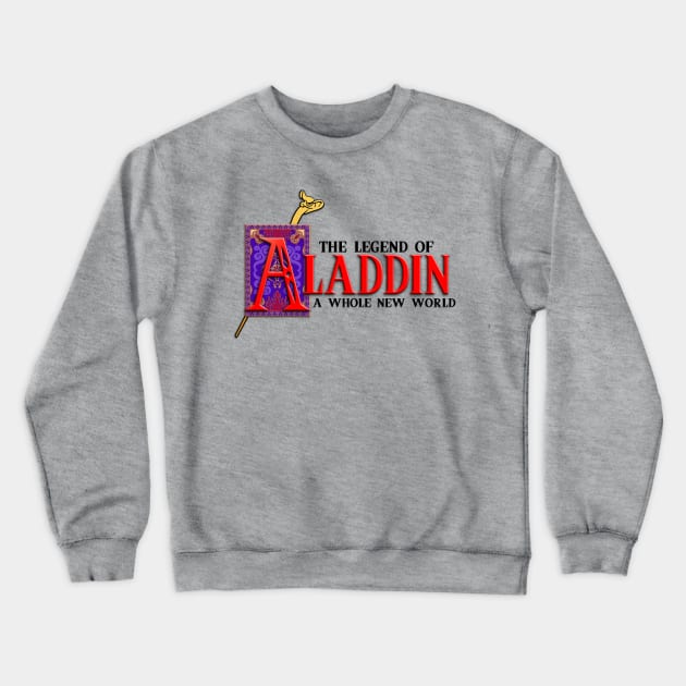 The Legend of Aladdin Crewneck Sweatshirt by CFieldsVFL